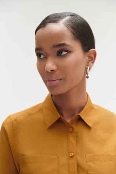 Camisa Eden amarillo mostaza mujer