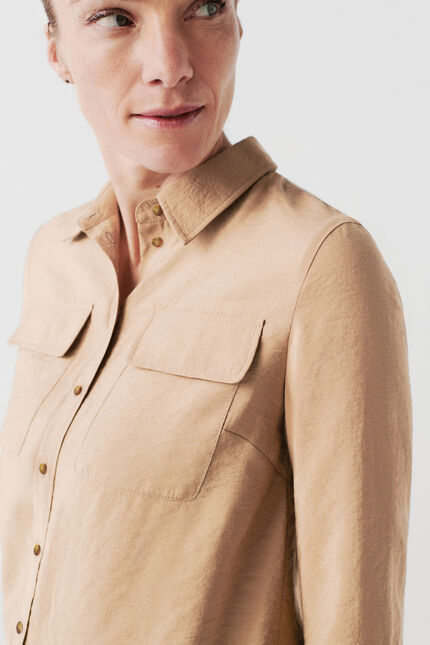 Chemise calyson beige femme