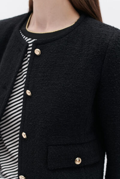 Giacca vestale nero donna
