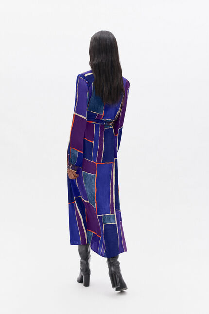 Robe rina parme femme