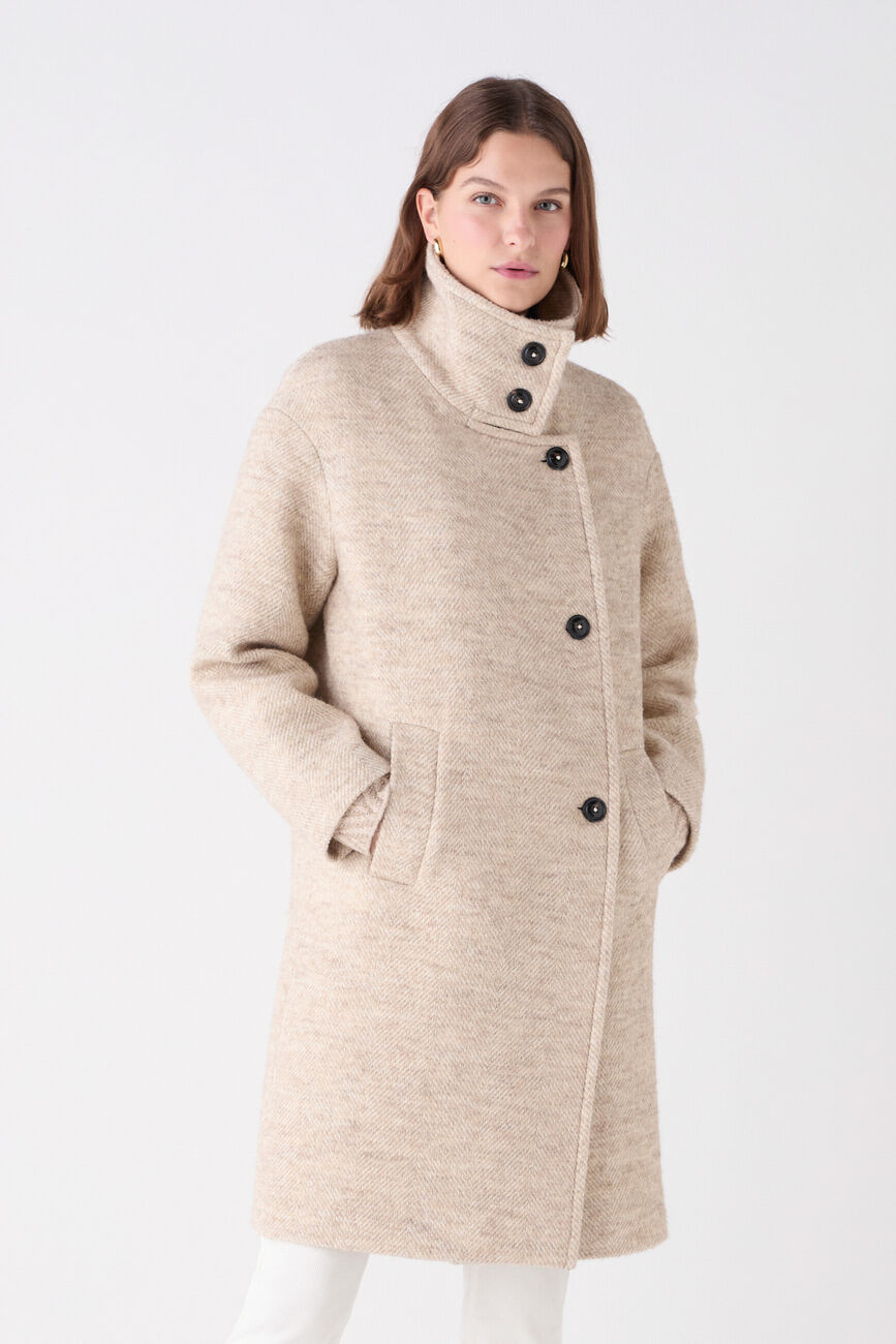 Gotham coat beige woman