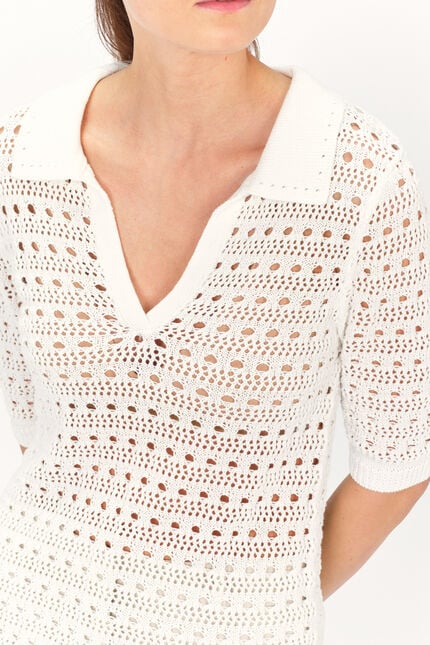 Pull misty ivoire femme