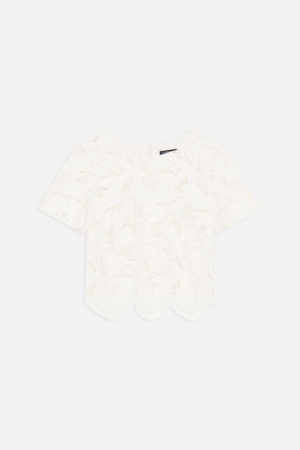 Blouse Calvie ecru femme