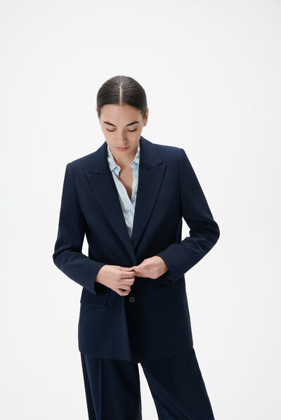 Giacca violene blu navy donna