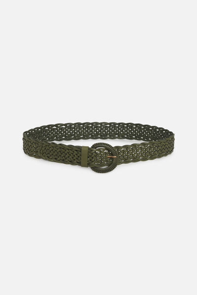 ceinture manfred vert kaki femme