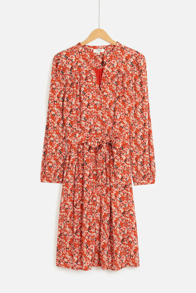 abito camille rosso donna
