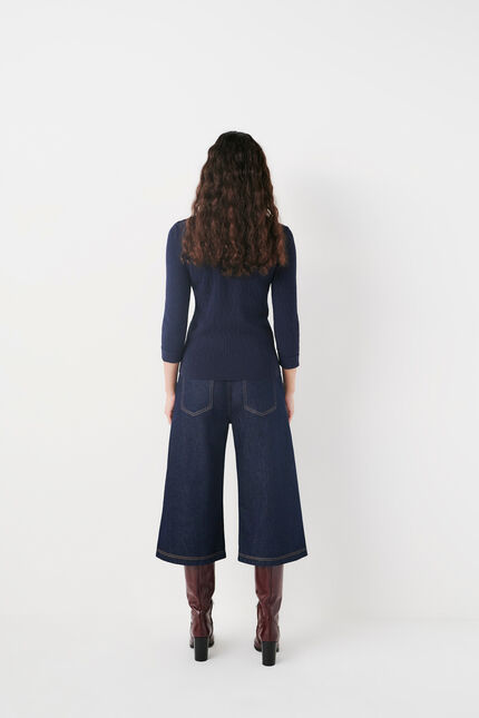 maglione mjulietta blu navy donna