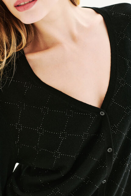 Gilet Mdiamond nero donna