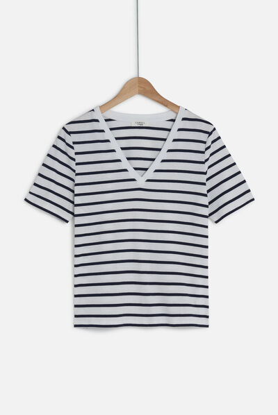 T-shirt tressie blanc femme