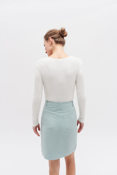 Jupe lazuna b vert menthe femme