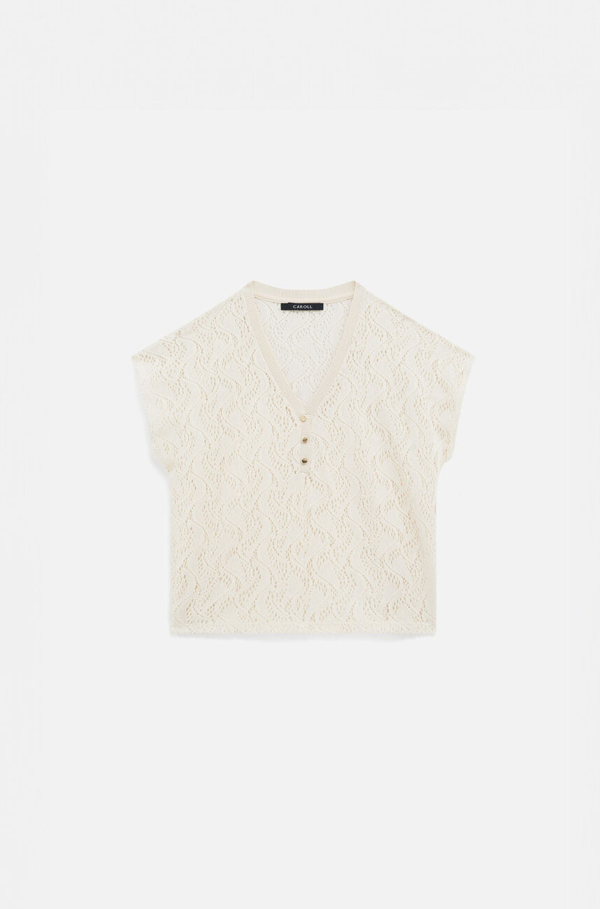 T-shirt tnoe ivoire femme
