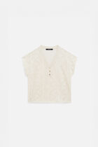 tnoe T-shirt ivory woman
