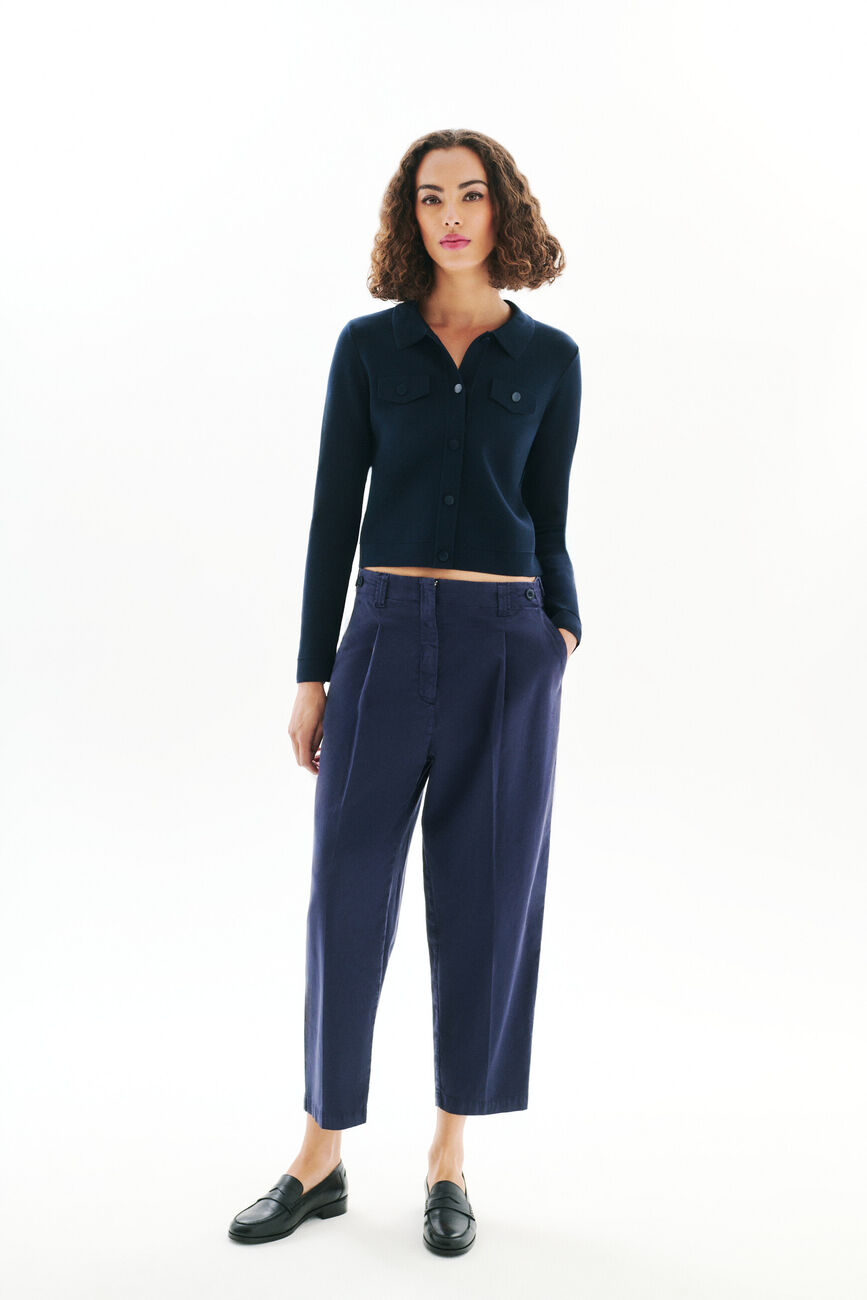 Maglione Mflo blu navy donna