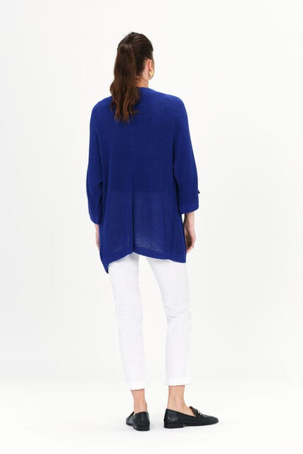 Pull marinella bleu turquoise femme