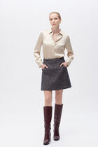 Apoline skirt navy blue woman