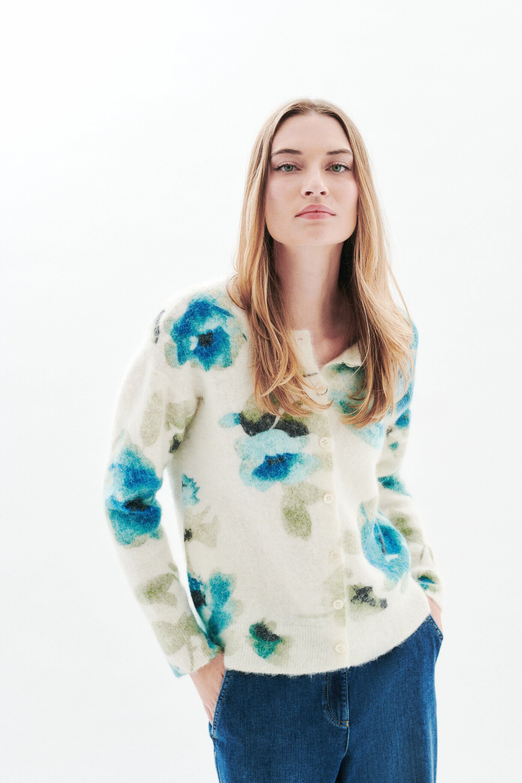 Gilet Mano2 ivoire femme