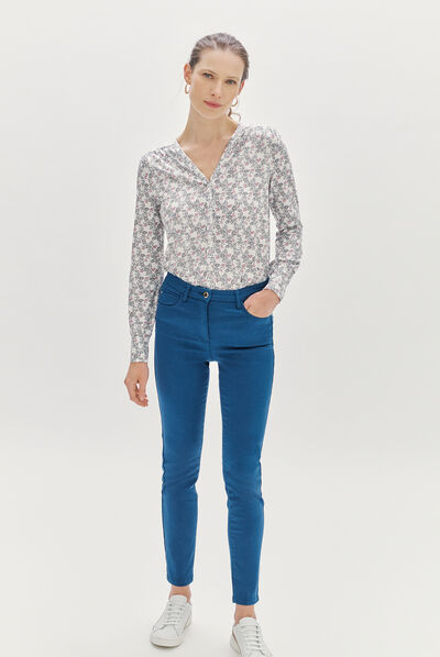 T-shirt Zoe Arabesque avorio donna