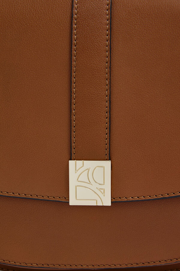 Sierra en cuir naturel tas camel vrouw