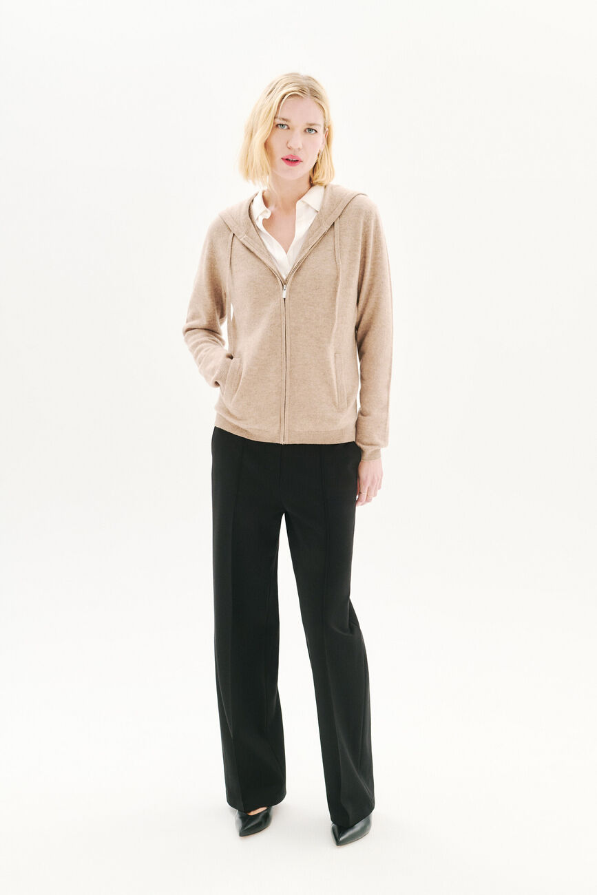 Basila cardigan light brown woman