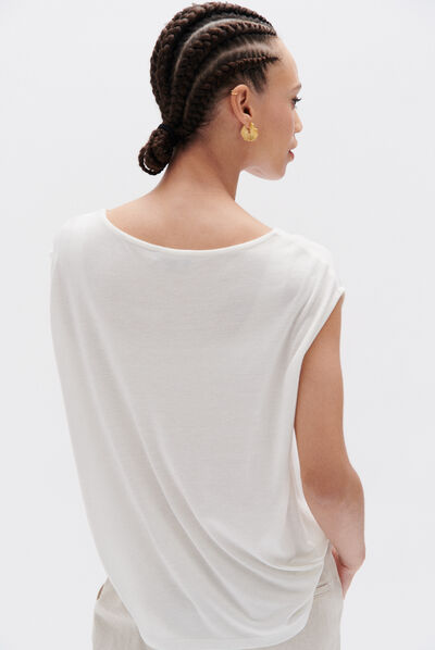 t-shirt osiris b ivoire femme