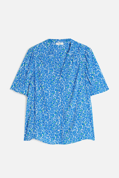 Blouse carla1 bleu marine femme