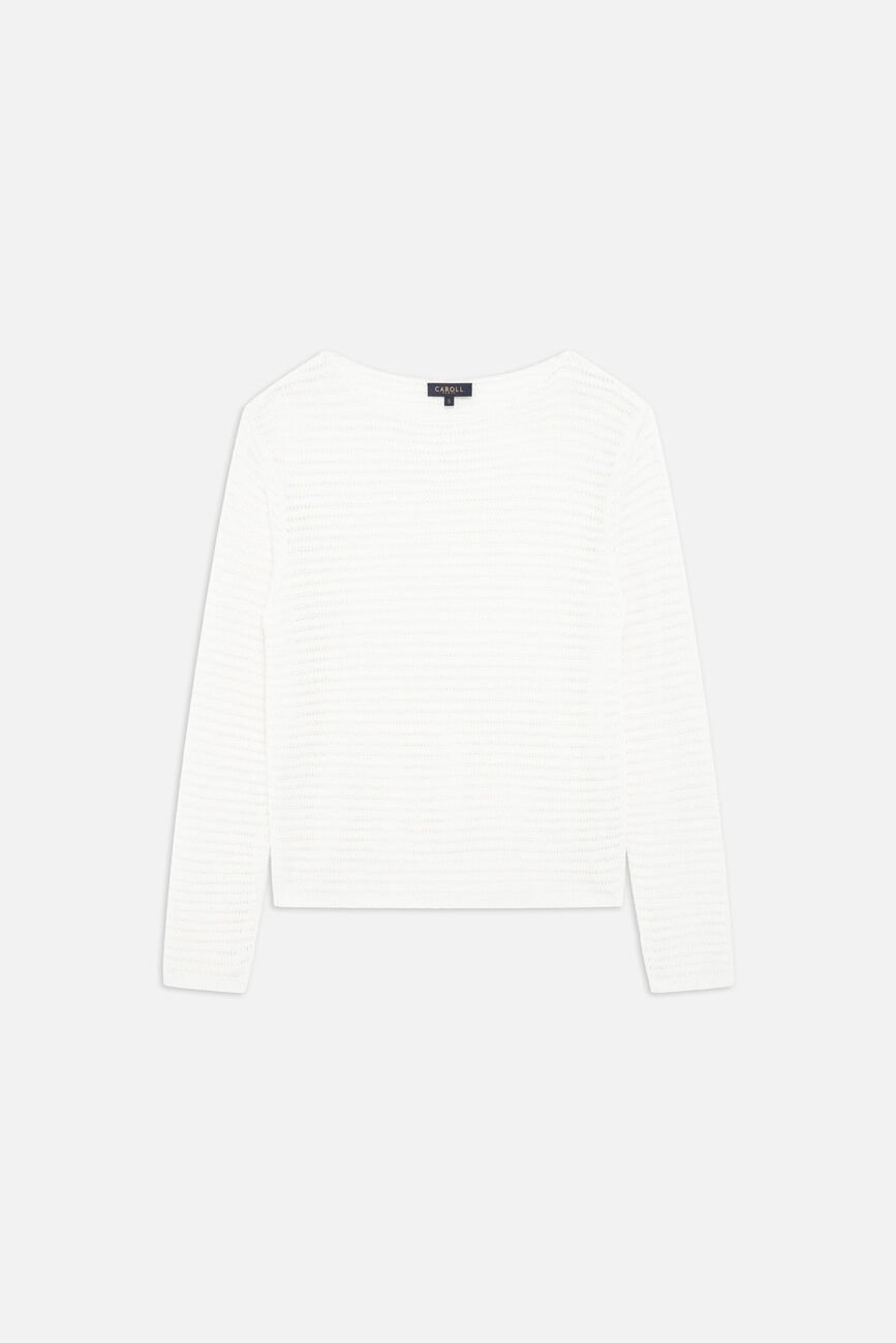 Pull Maldives blanc femme