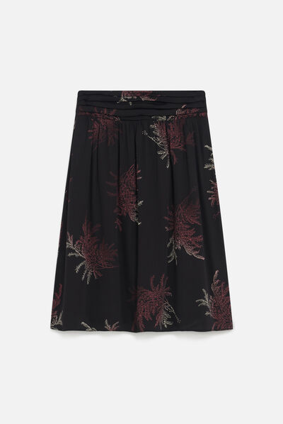 Jupe jiva noir femme
