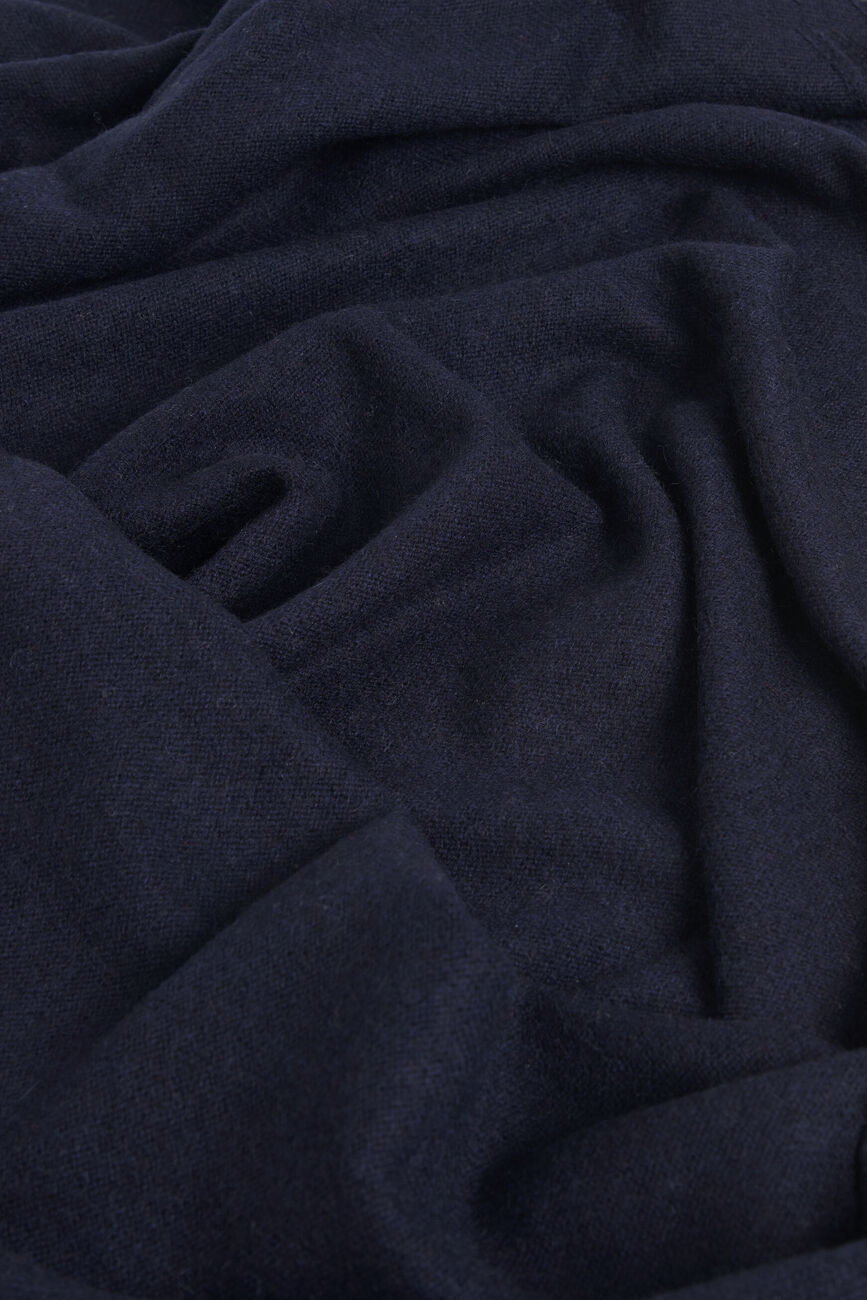 Mabel 100% cashmere scarf navy blue woman