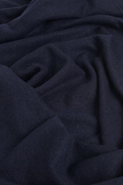 Echarpe mabel 100% cachemire bleu marine femme