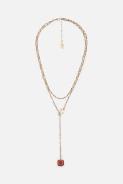 Collier erine couleur or femme