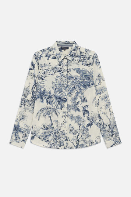 Cjess Hemd marineblau damen