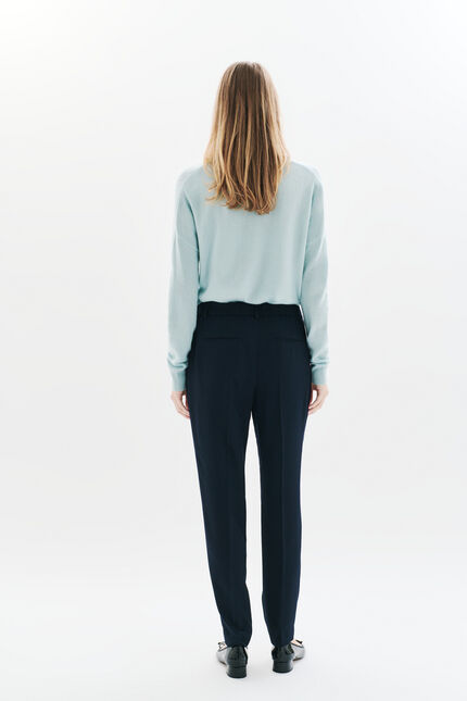 Broek Pgust marineblauw vrouw