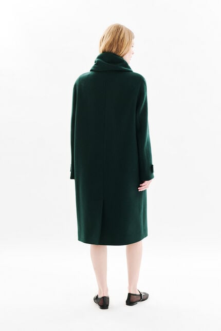 Gentiani coat dark green woman