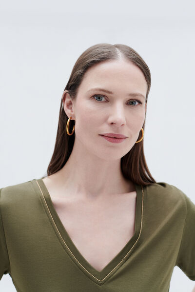 t-shirt taylor vert olive femme