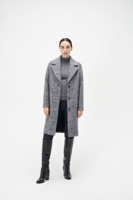 Manteau gusto bleu marine femme