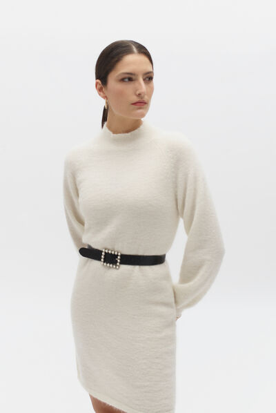 robe ava ivoire femme
