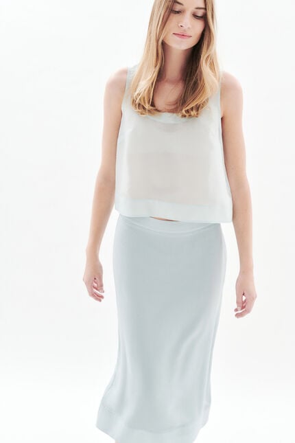 Chemise Cindy bleu gris femme