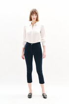 Mason cropped pants navy blue woman