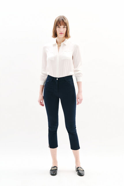 Pantalón pirata mason azul marino mujer