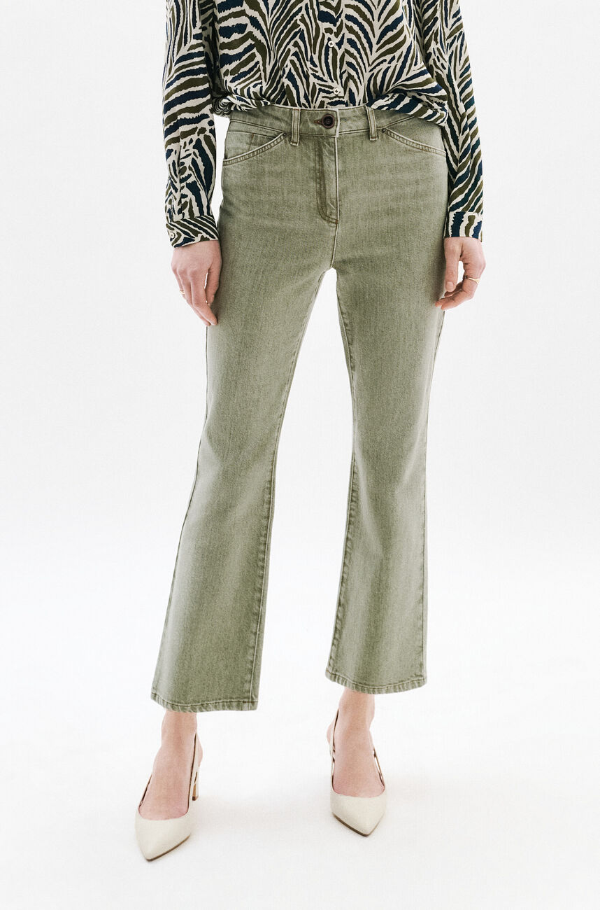 Broek Patsy3 khakigroen vrouw