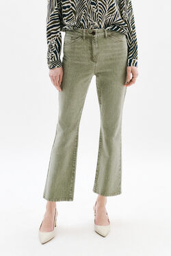 Pantaloni Patsy3 verde cachi donna