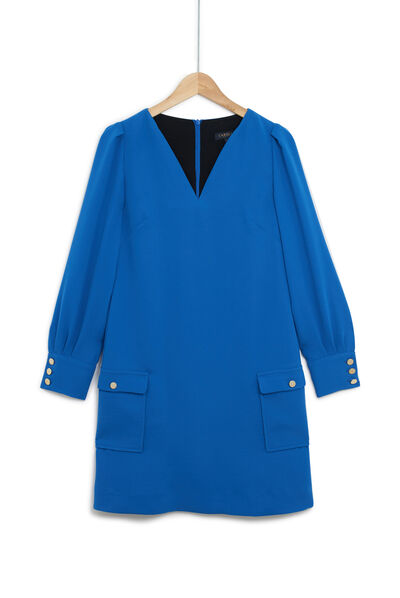 robe frances bleu electrique femme
