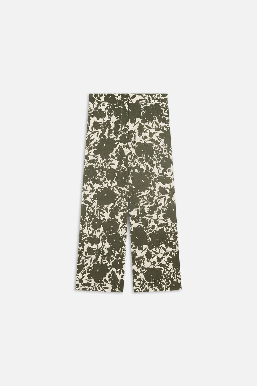 Pantalon Panda vert kaki femme