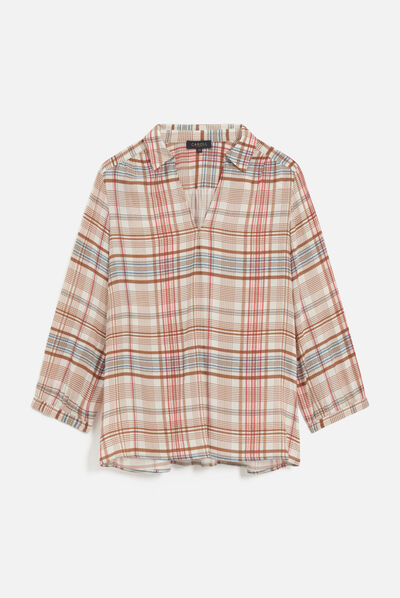 Camisa cmarta camel mulher