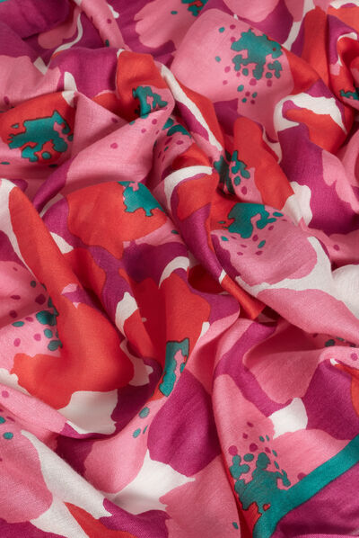 foulard leila vert emeraude femme