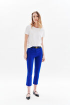 Mason cropped pants royal blue woman
