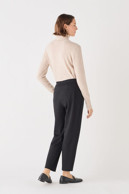 Pantalon prestige noir femme