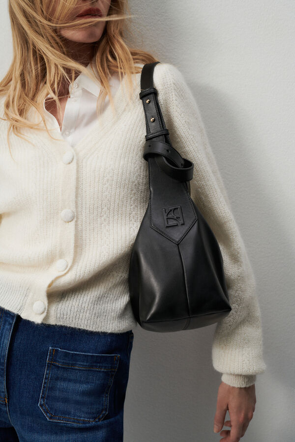 Soane en cuir naturel tas zwart vrouw