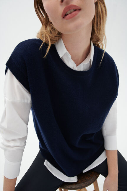 Maglione mathilde blu navy donna