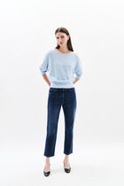 Pop2 trousers stone denim woman